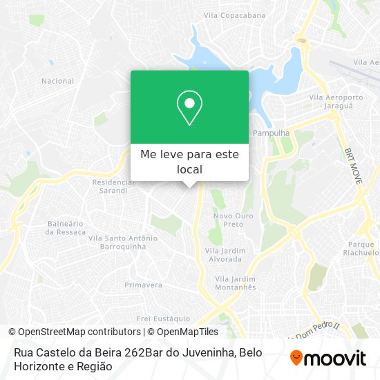 Rua Castelo da Beira 262Bar do Juveninha mapa