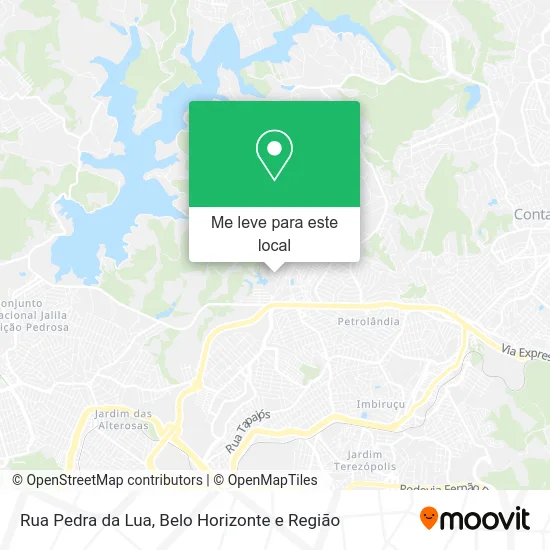 Rua Pedra da Lua mapa