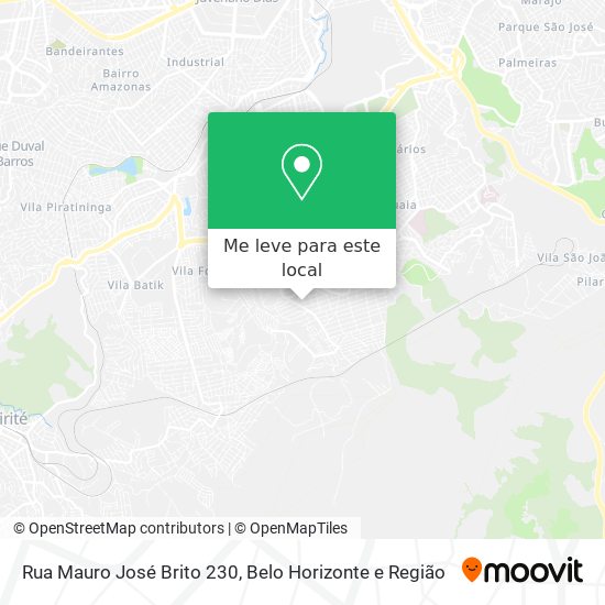 Rua Mauro José Brito 230 mapa