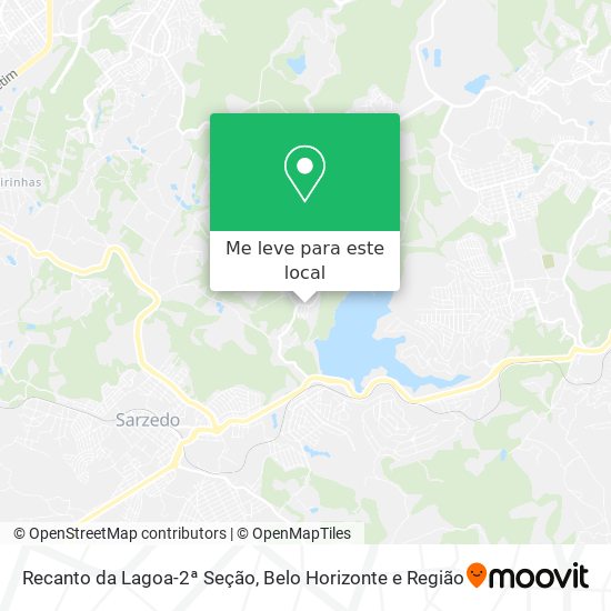 Recanto da Lagoa-2ª Seção mapa
