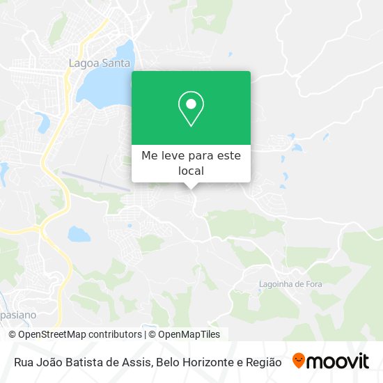 Rua João Batista de Assis mapa