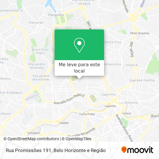 Rua Promissões 191 mapa