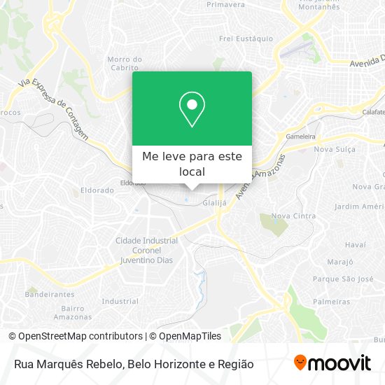 Rua Marquês Rebelo mapa