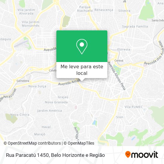 Rua Paracatú 1450 mapa