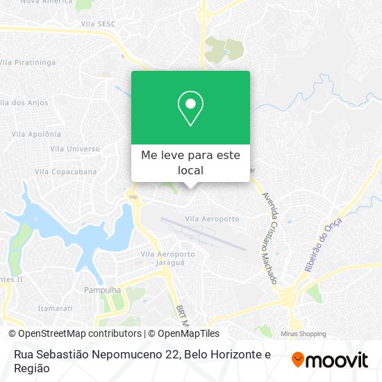 Rua Sebastião Nepomuceno 22 mapa