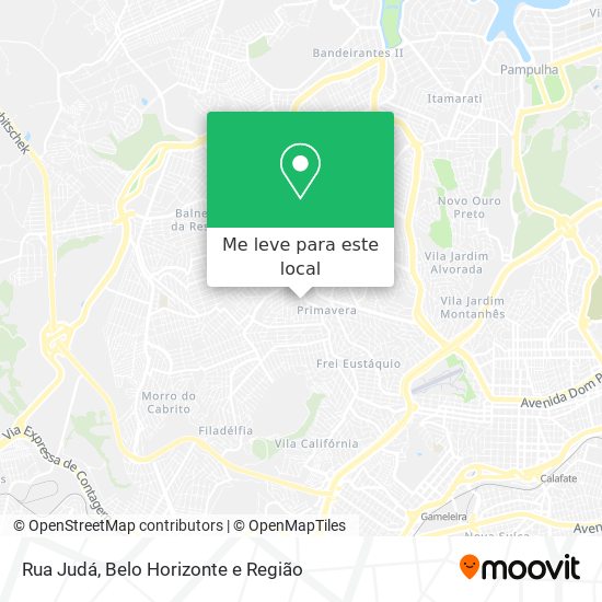 Rua Judá mapa
