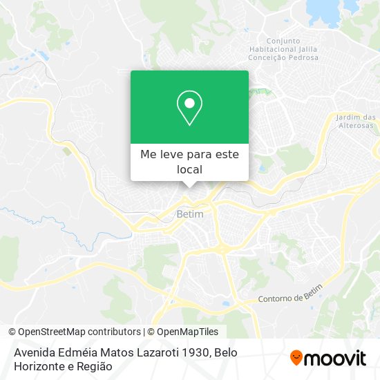 Avenida Edméia Matos Lazaroti 1930 mapa