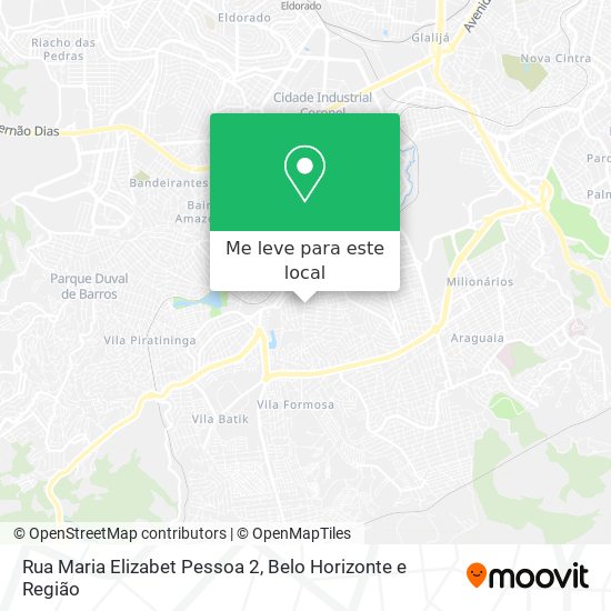 Rua Maria Elizabet Pessoa 2 mapa