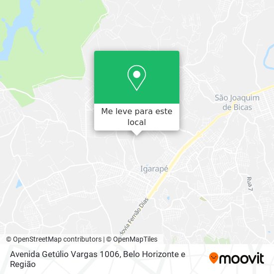Avenida Getúlio Vargas 1006 mapa