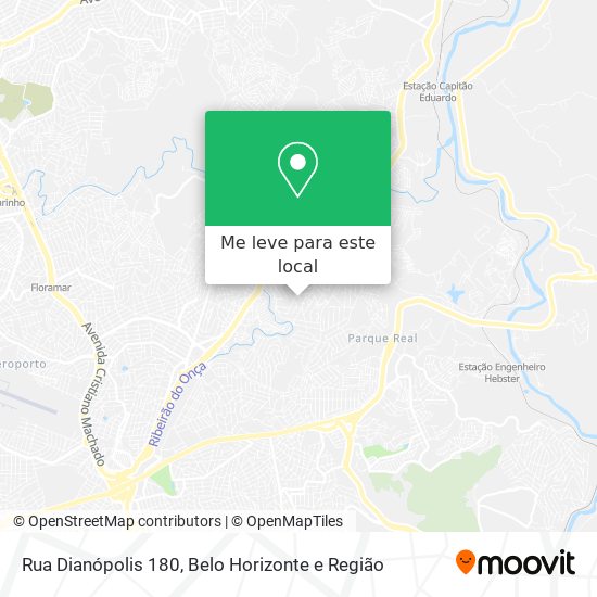 Rua Dianópolis 180 mapa