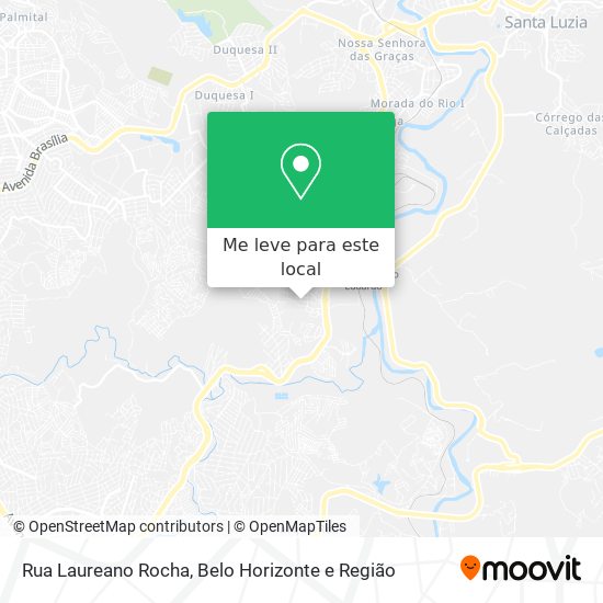Rua Laureano Rocha mapa