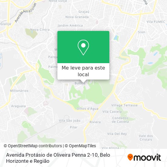 Avenida Protásio de Oliveira Penna 2-10 mapa