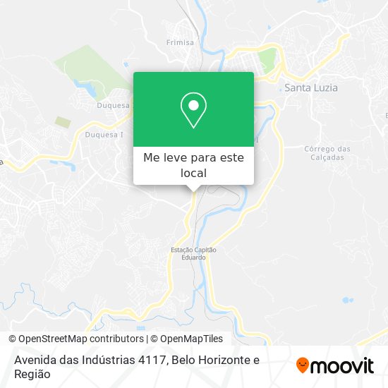 Avenida das Indústrias 4117 mapa