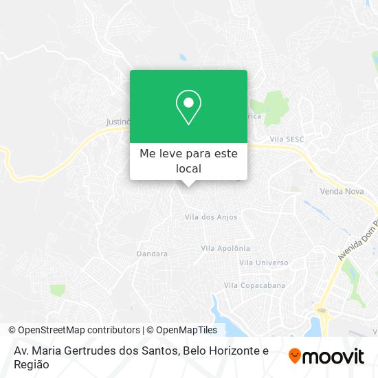 Av. Maria Gertrudes dos Santos mapa