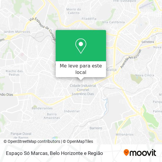 Espaço Só Marcas mapa