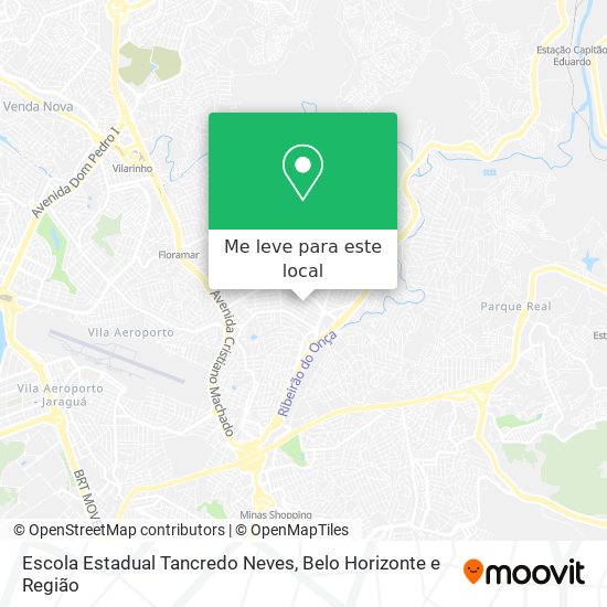 Escola Estadual Tancredo Neves mapa