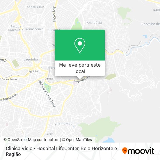 Clinica Visio - Hospital LifeCenter mapa