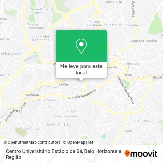 Centro Universitário Estácio de Sá mapa