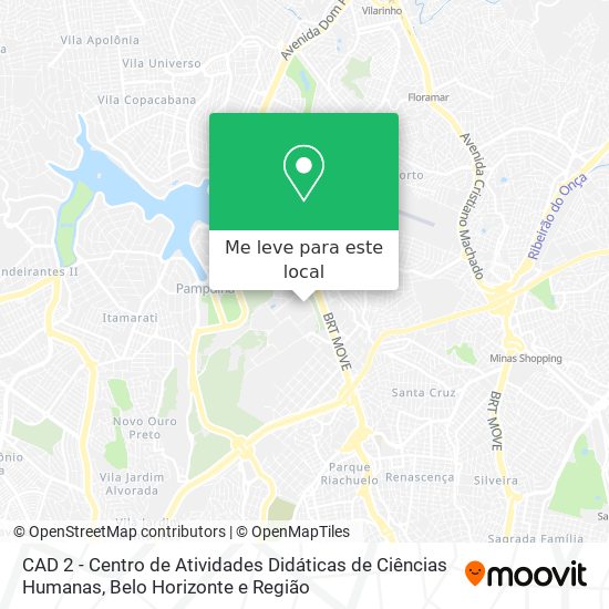 CAD 2 - Centro de Atividades Didáticas de Ciências Humanas mapa