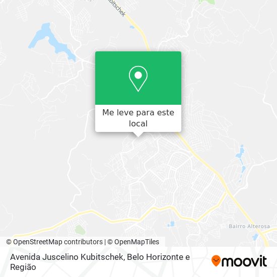 Avenida Juscelino Kubitschek mapa