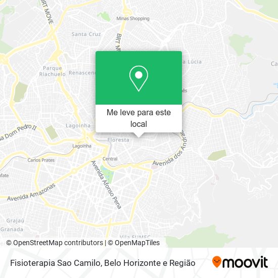 Fisioterapia Sao Camilo mapa