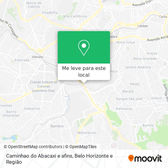 Caminhao do Abacaxi e afins mapa