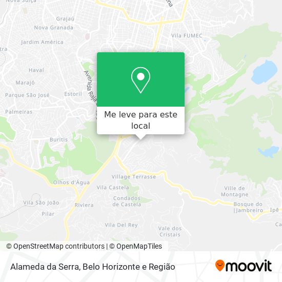 Alameda da Serra mapa