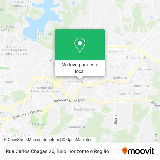 Rua Carlos Chagas 26 mapa