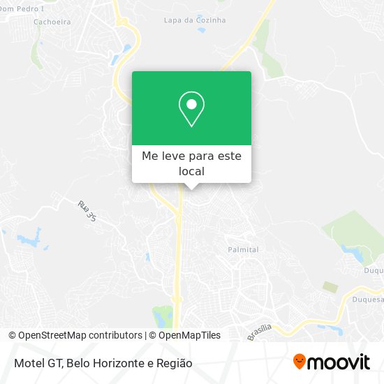 Motel GT mapa