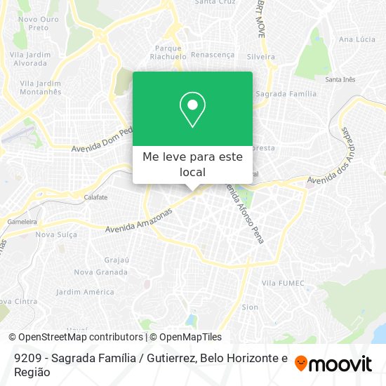 9209 - Sagrada Família / Gutierrez mapa