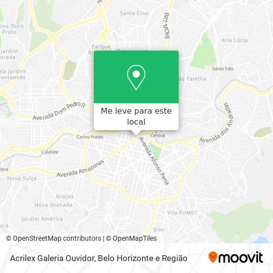 Acrilex Galeria Ouvidor mapa