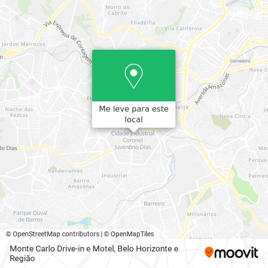 Monte Carlo Drive-in e Motel mapa
