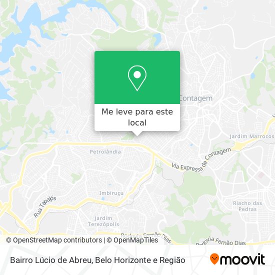 Bairro Lúcio de Abreu mapa