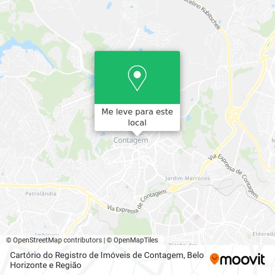 Cartório do Registro de Imóveis de Contagem mapa