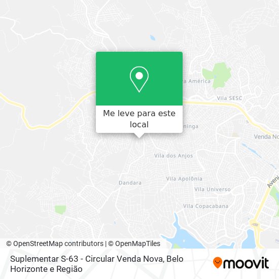 Suplementar S-63 - Circular Venda Nova mapa