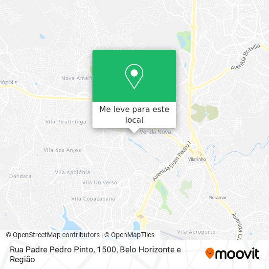 Rua Padre Pedro Pinto, 1500 mapa