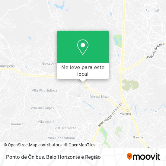 Ponto de Ônibus mapa