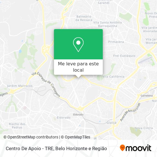 Centro De Apoio - TRE mapa