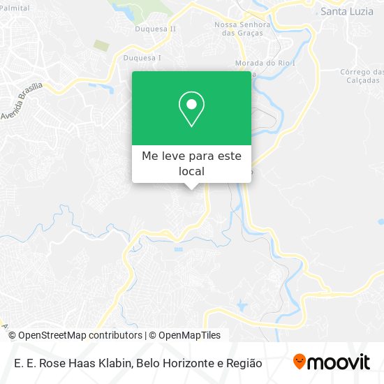 E. E. Rose Haas Klabin mapa