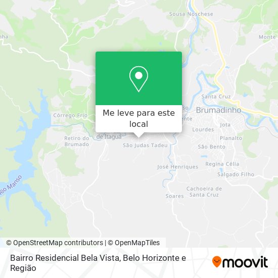 Bairro Residencial Bela Vista mapa