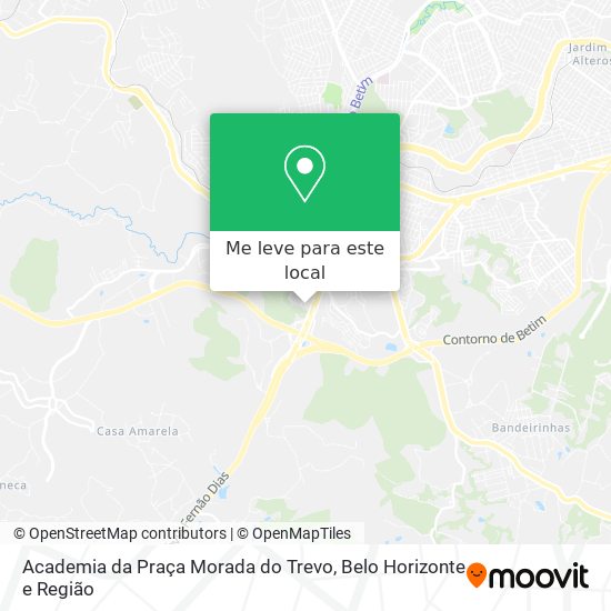 Academia da Praça Morada do Trevo mapa