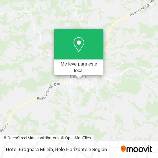 Hotel Brognara Mileib mapa
