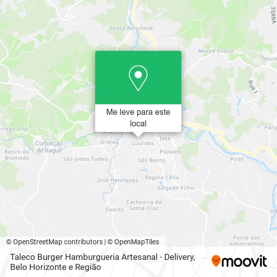 Taleco Burger Hamburgueria Artesanal - Delivery mapa