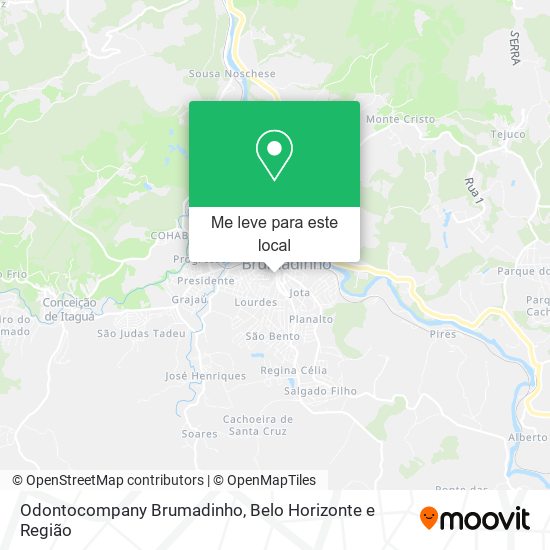 Odontocompany Brumadinho mapa