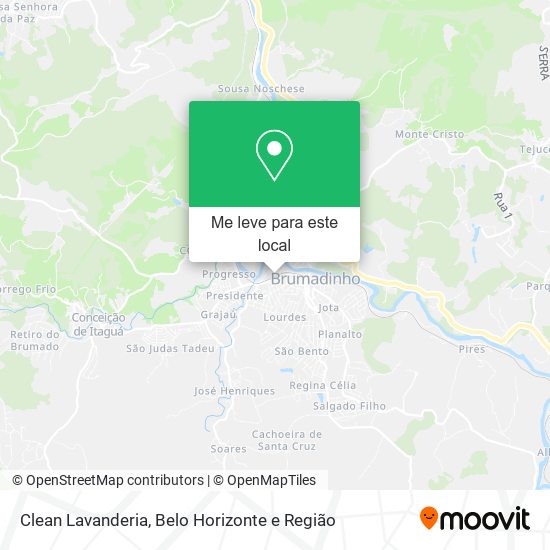Clean Lavanderia mapa