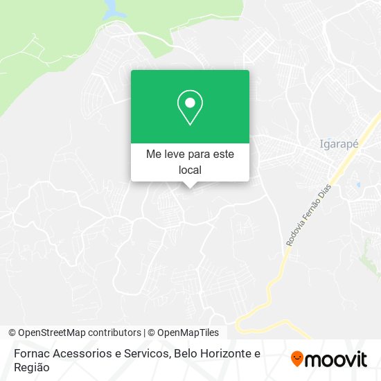 Fornac Acessorios e Servicos mapa