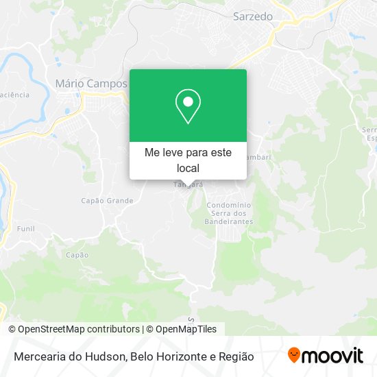 Mercearia do Hudson mapa