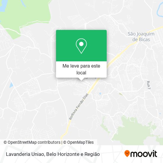 Lavanderia Uniao mapa