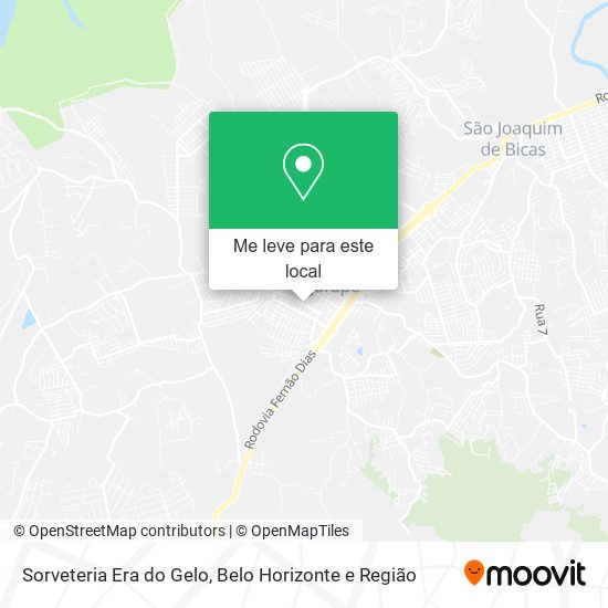 Sorveteria Era do Gelo mapa