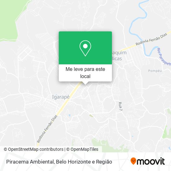 Piracema Ambiental mapa